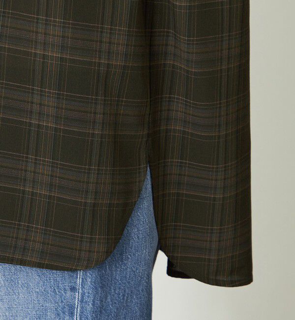 MACKINTOSH PHILOSOPHY「GREY LABEL チェックオープンカラーシャツ」|シャツ・ブラウス|