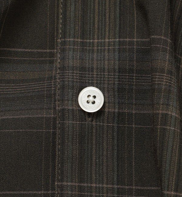 MACKINTOSH PHILOSOPHY「GREY LABEL チェックオープンカラーシャツ」|シャツ・ブラウス|