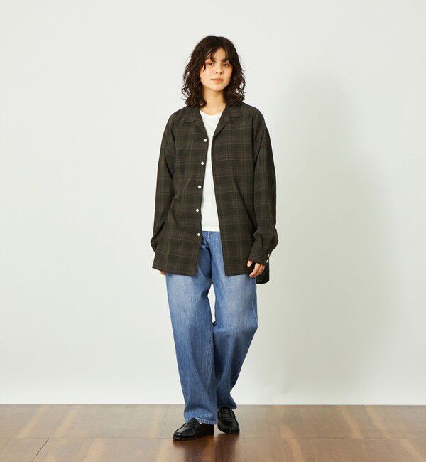 MACKINTOSH PHILOSOPHY「GREY LABEL チェックオープンカラーシャツ」|シャツ・ブラウス|