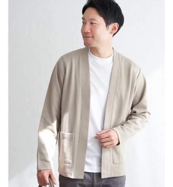 ikka「ダンボールカーデインナーセット」|カーディガン|ベージュ