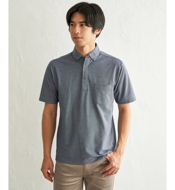 IKKA LOUNGE「アーバンＤＲＹレイカンスイスＢＤポロ」|Tシャツ・カットソー|