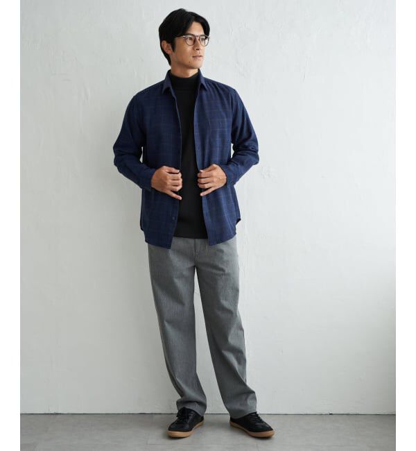 IKKA LOUNGE「ポンチモックネックロンＴ」|Tシャツ・カットソー|