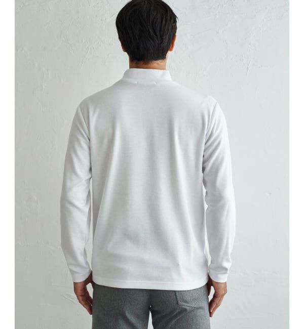 IKKA LOUNGE「ポンチモックネックロンＴ」|Tシャツ・カットソー|