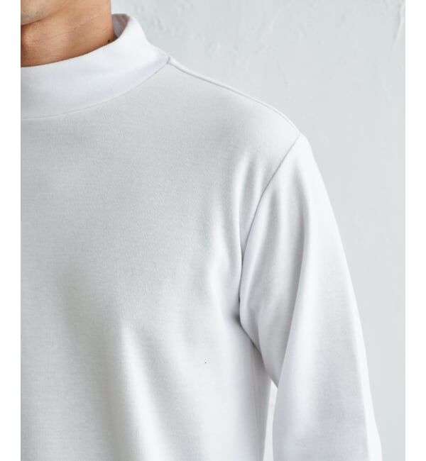 IKKA LOUNGE「ポンチモックネックロンＴ」|Tシャツ・カットソー|
