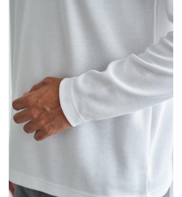 IKKA LOUNGE「ポンチモックネックロンＴ」|Tシャツ・カットソー|