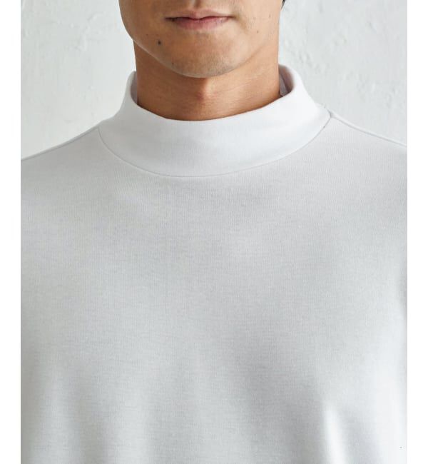 IKKA LOUNGE「ポンチモックネックロンＴ」|Tシャツ・カットソー|