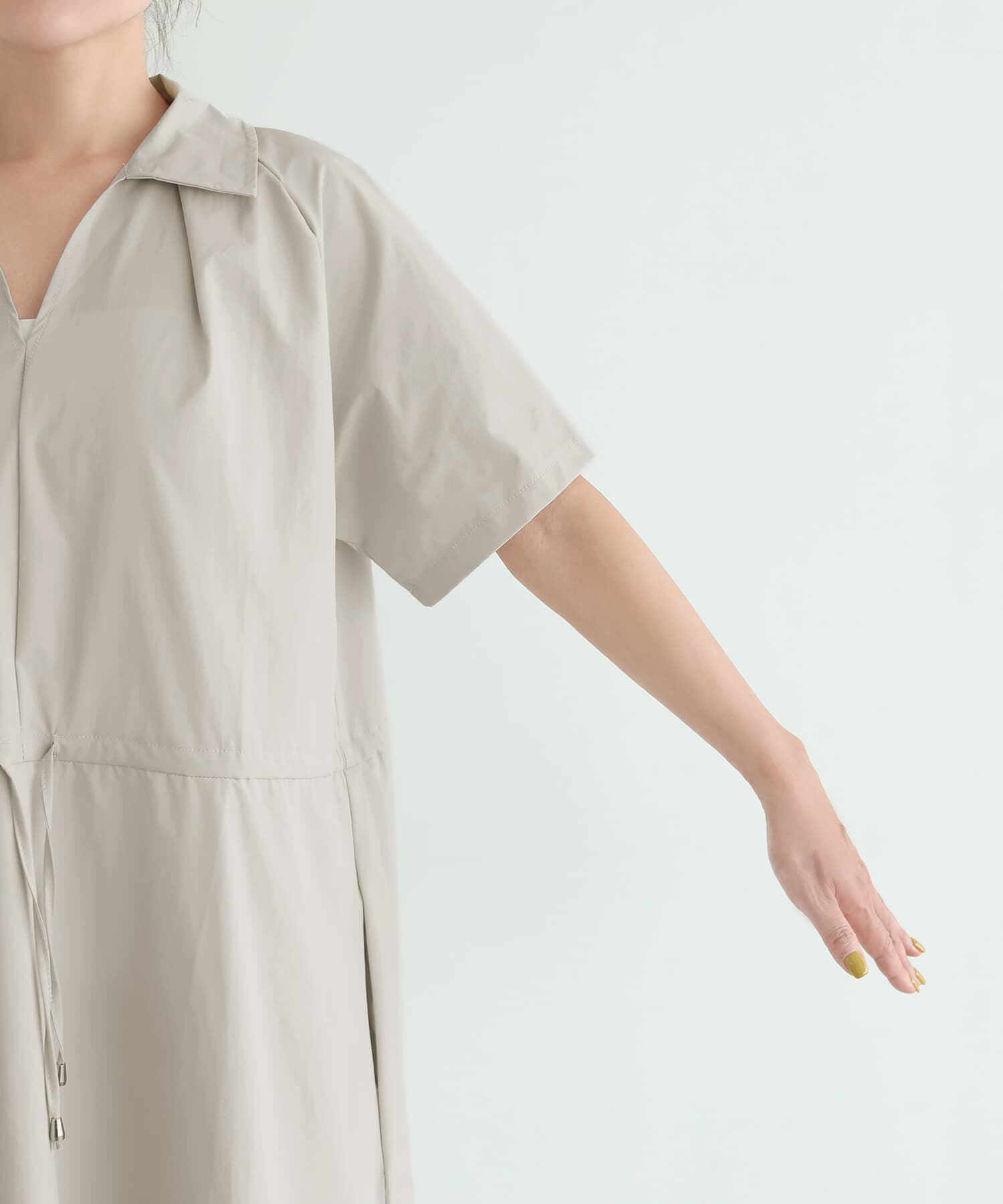 STYLE DELI「オープンネックシャツワンピース」|ワンピース|