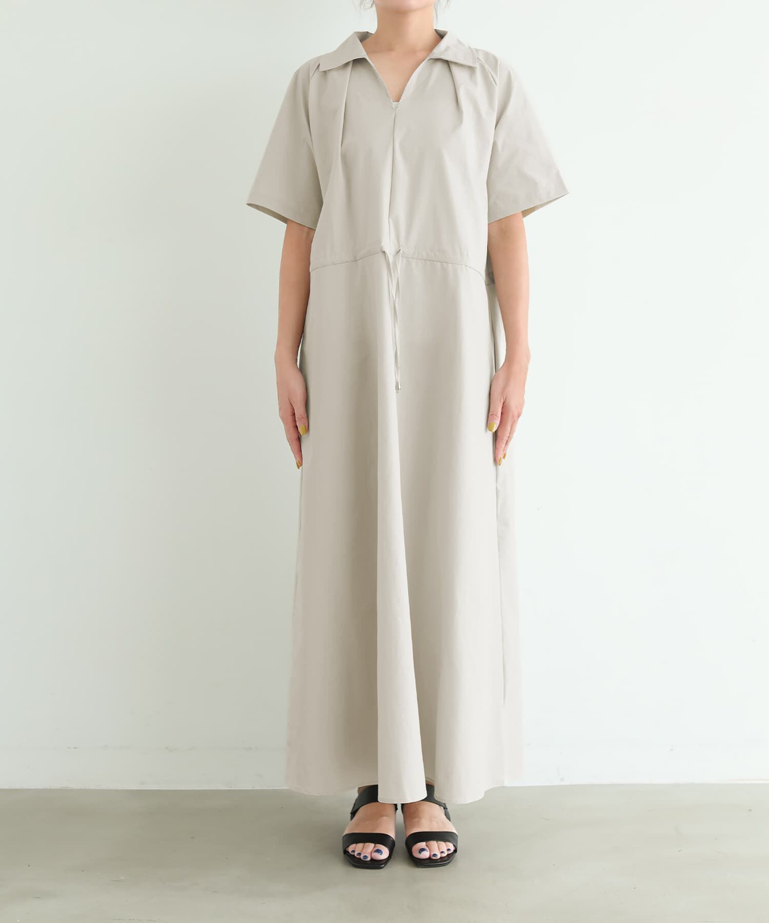 STYLE DELI「オープンネックシャツワンピース」|ワンピース|