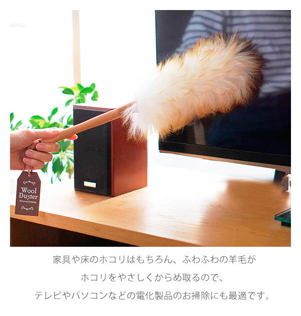BACKYARD FAMILY「はたき 掃除 通販 おしゃれ ウールダスター Lサイズ ほこり取り 北欧 部屋掃除 埃」|その他|