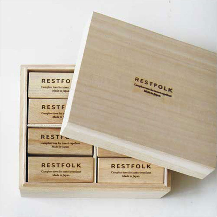 BACKYARD FAMILY「restfolk カンフル ブロック 24個 通販 楠 虫除け 防虫剤 レストフォーク 消臭材」|その他|