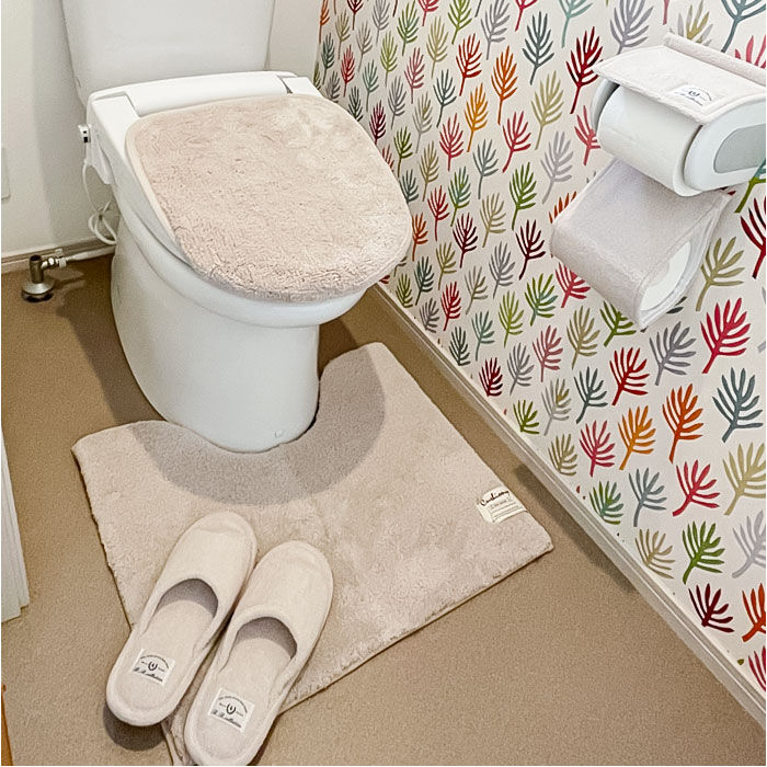 BACKYARD FAMILY「トイレマット おしゃれ 通販 50x60cm クッショニー2 洗える マット ミニ 小さめ」|トイレタリー・ランドリーグッズ|