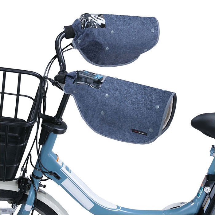BACKYARD FAMILY「自転車 ハンドルカバー オールシーズン デニム 通販 ハンドル カバー 電動アシスト 防水加工」|その他|