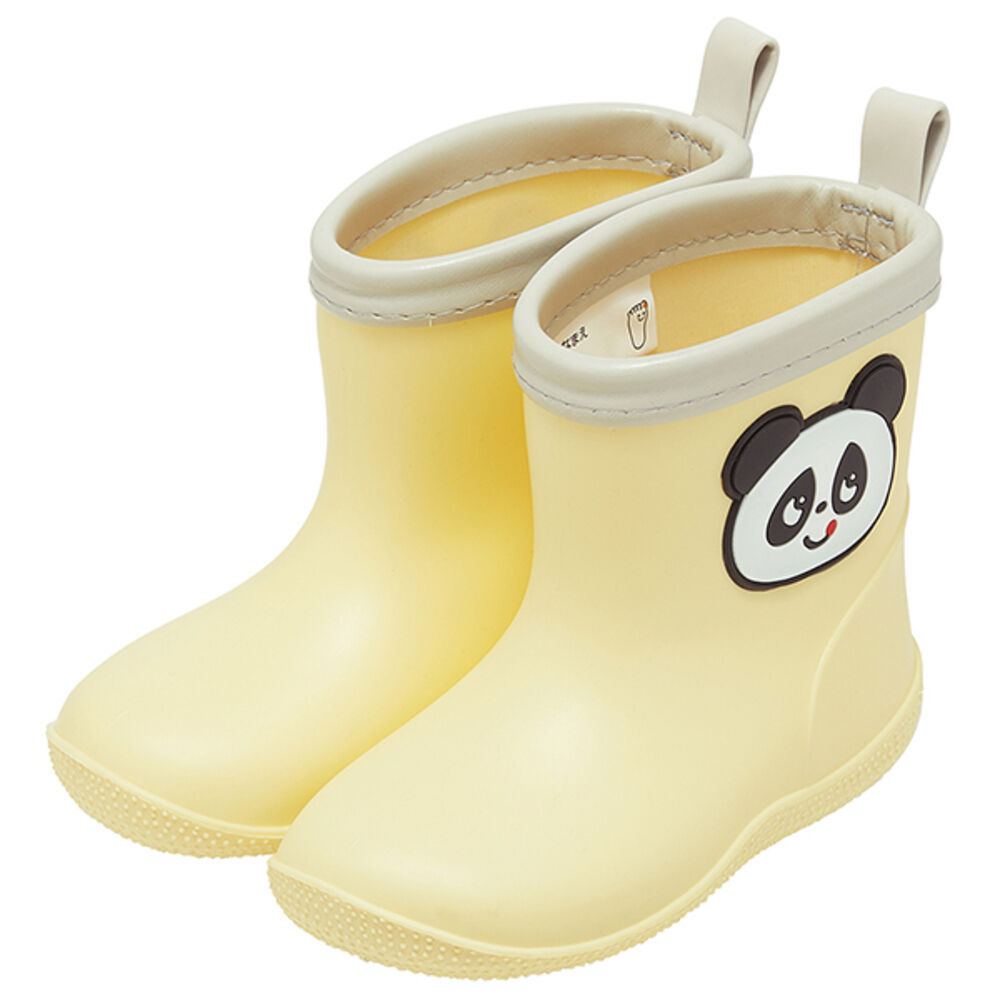BACKYARD FAMILY「SKATER スケーター レインブーツ キッズ 通販 ワッペン付レインブーツ 長靴 ながぐつ 雨具」|ショートブーツ|イエロー1