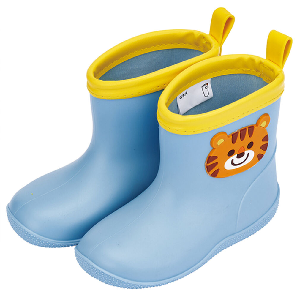 BACKYARD FAMILY「SKATER スケーター レインブーツ キッズ 通販 ワッペン付レインブーツ 長靴 ながぐつ 雨具」|ショートブーツ|ブルー1