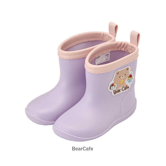 BACKYARD FAMILY「SKATER スケーター レインブーツ キッズ 通販 ワッペン付レインブーツ 長靴 ながぐつ 雨具」|ショートブーツ|