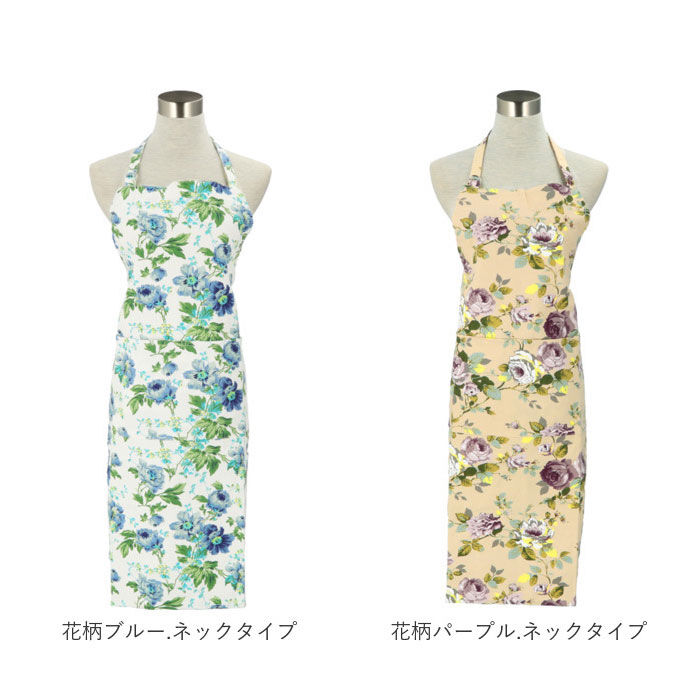 BACKYARD FAMILY「エプロン おしゃれ 大人 通販 前結び 花柄 レディース かわいい ローズ 保育士 可愛い 女性」|その他|