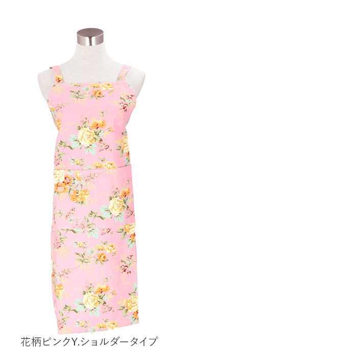 BACKYARD FAMILY「エプロン おしゃれ 大人 通販 前結び 花柄 レディース かわいい ローズ 保育士 可愛い 女性」|その他|