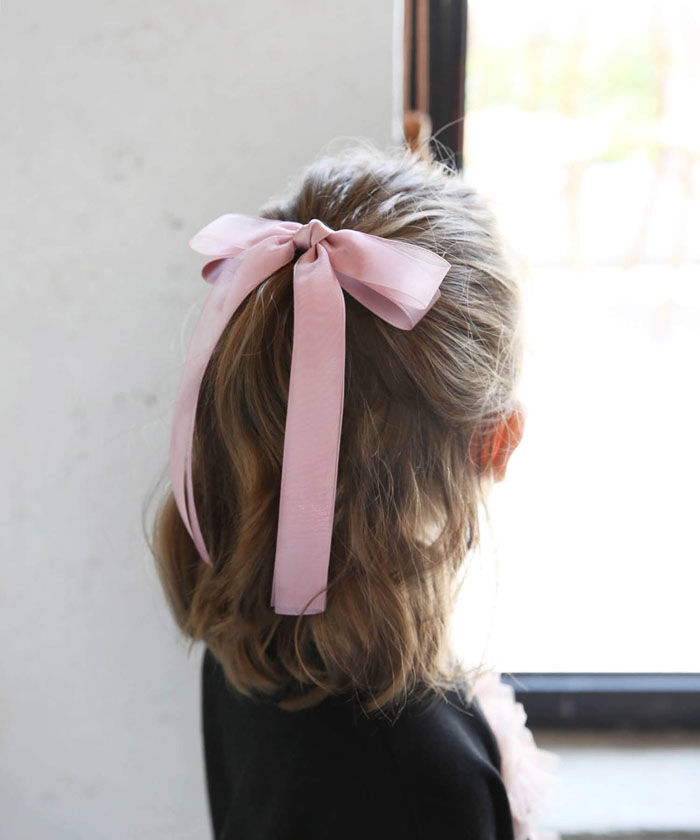 BACKYARD FAMILY「キッズ ヘアゴム リボン 通販 ひらひら 68402302 カノンリボンヘアゴム 大きめ 女の子」|ヘアゴム・シュシュ|