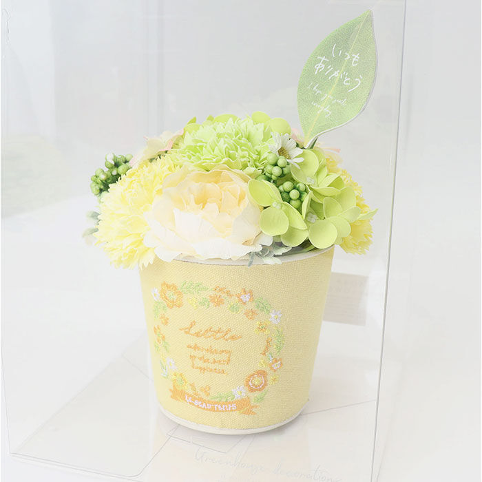 BACKYARD FAMILY「ソープフラワー ポット ブリキ 通販 ブリキソープフラワー 花束 花 フラワー フラワーギフト」|その他|