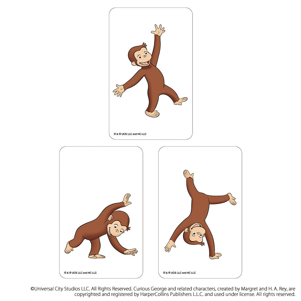 BACKYARD FAMILY「おさるのジョージ グッズ 通販 Curious George クリアカード」|フィギュア・ホビー|
