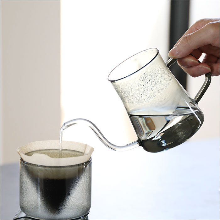 Qahwa「耐熱ガラス ケトル ポット 通販 コーヒーケトル ガラスポット ガラスケトル ドリップ ガラス製」|食器・キッチングッズ|