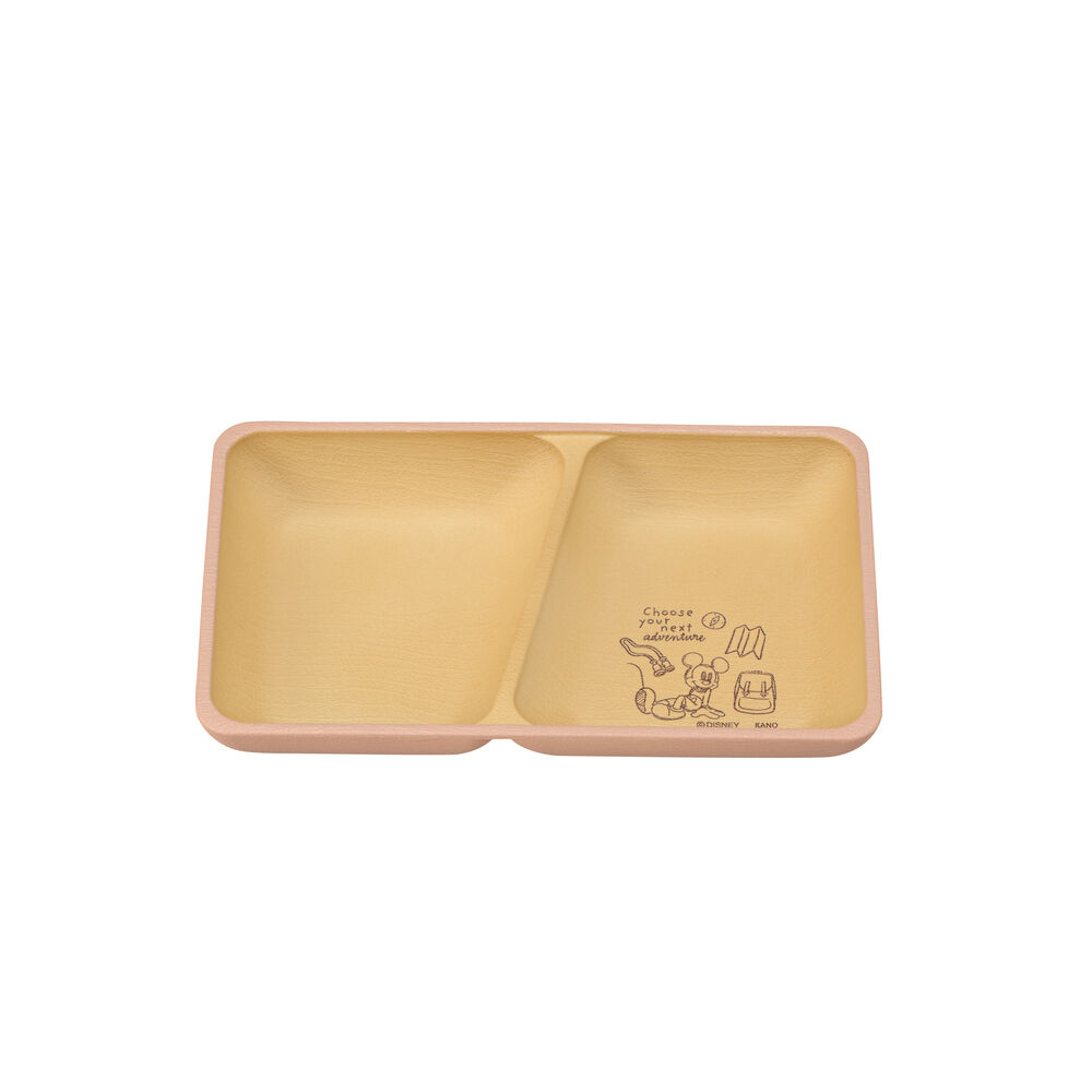BACKYARD FAMILY「カノー ランチプレート 仕切り 通販 日本製 プレート 皿 ディズニー 食器 仕切り皿 抗菌」|食器・キッチングッズ|ピンク2