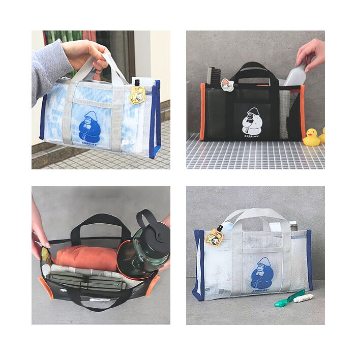 BACKYARD FAMILY「ごリラックス バッグ 通販 湯あみバッグ サウナバッグ スパバッグ コンパクト 小さめ 温泉 銭湯」|その他|