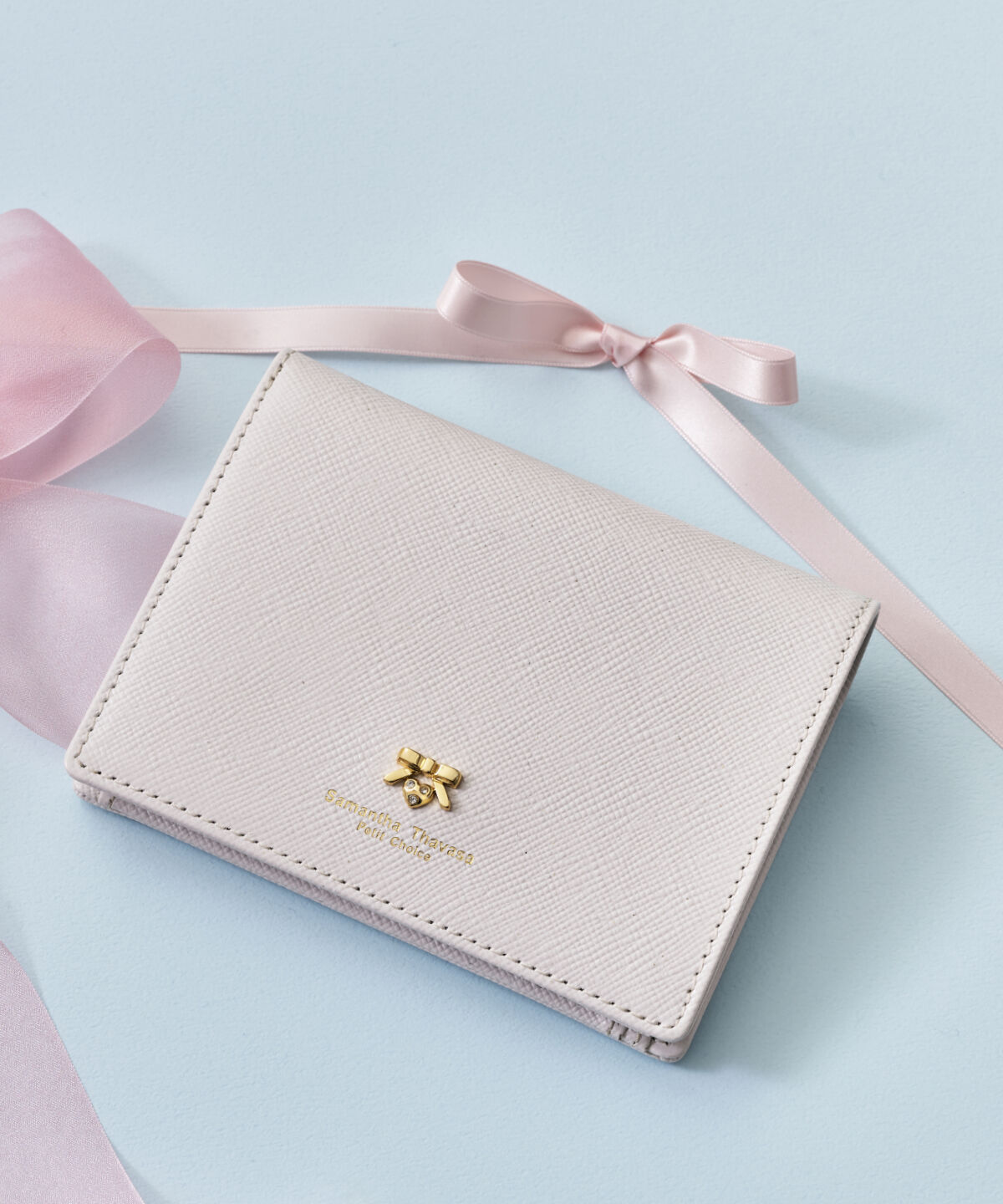 Samantha Thavasa Petit Choice「プチリボン薄マチ折財布」|財布|