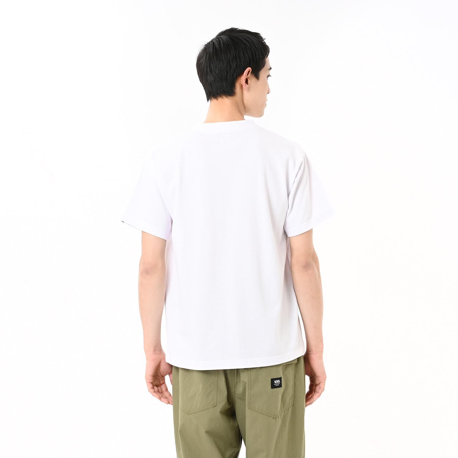 VANS「【VANSｱﾊﾟﾚﾙ(WJ)】M Mini-Logo Pique Crew TEE」|Tシャツ・カットソー|