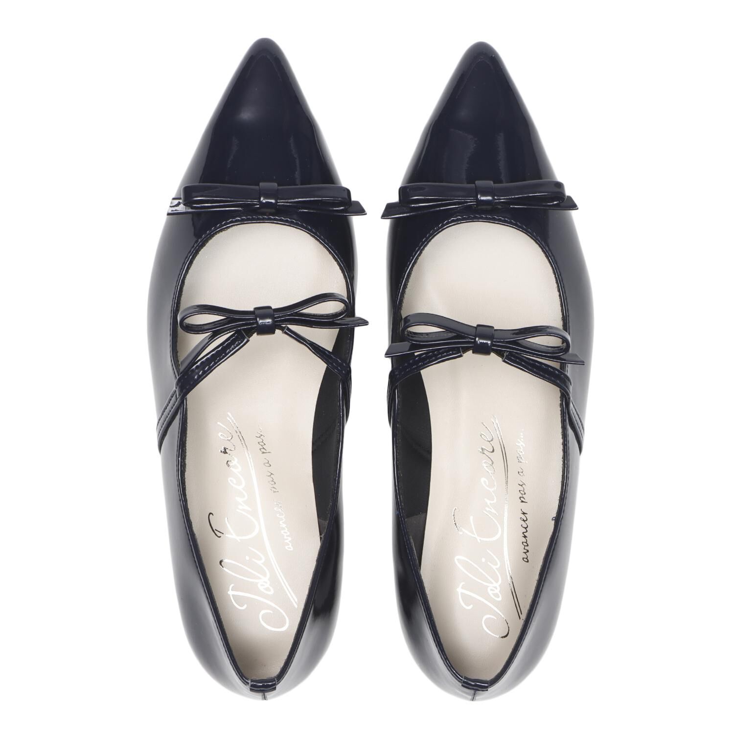 JOLI ENCORE「【JOLI ENCORE(TH)】W-RIBBON FLAT 1」|パンプス|