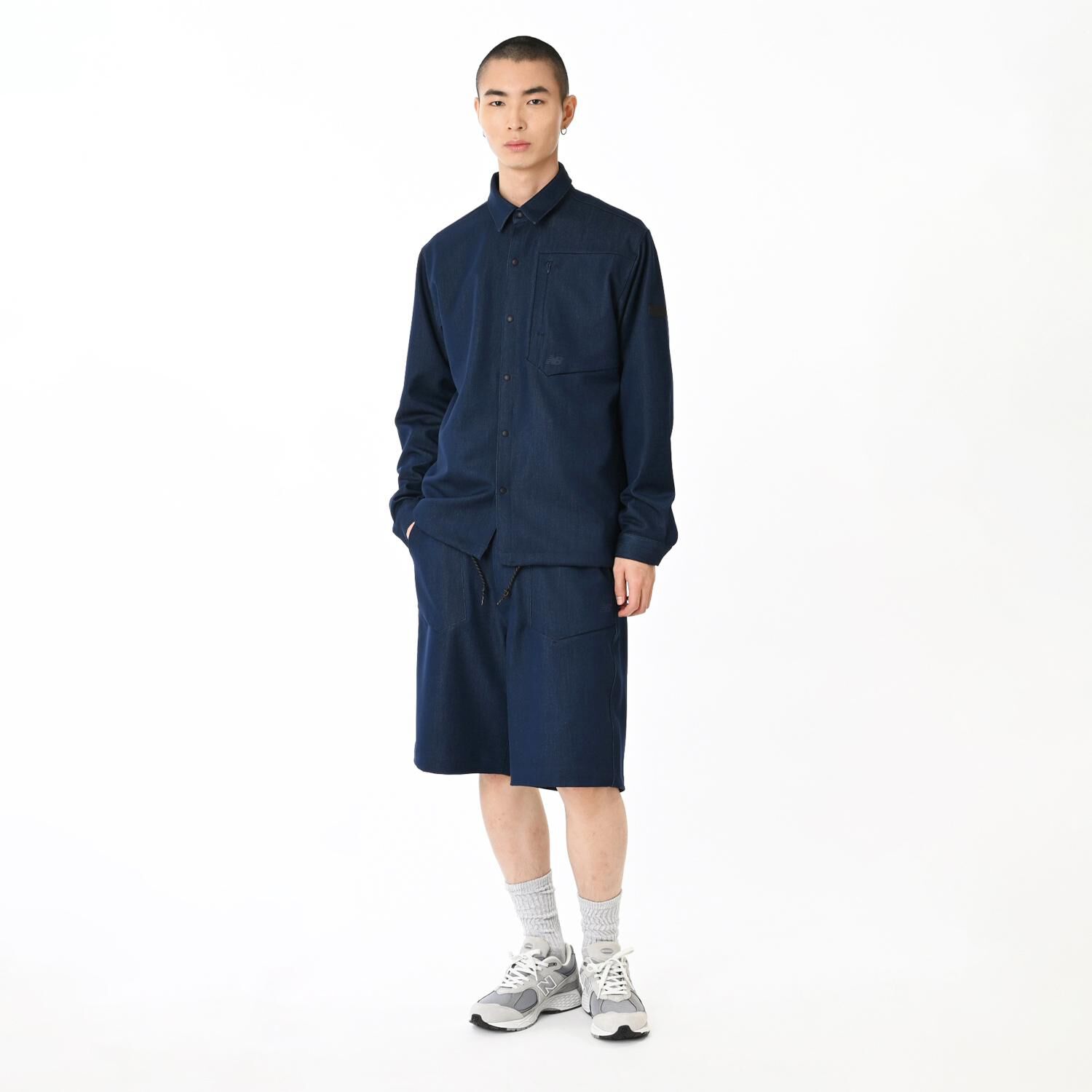 NEW BALANCE 「【NEW BALANCEｳｪｱ】M ﾃﾞﾆﾑｽﾀｲﾙｼｬﾂJK」|ポロシャツ|