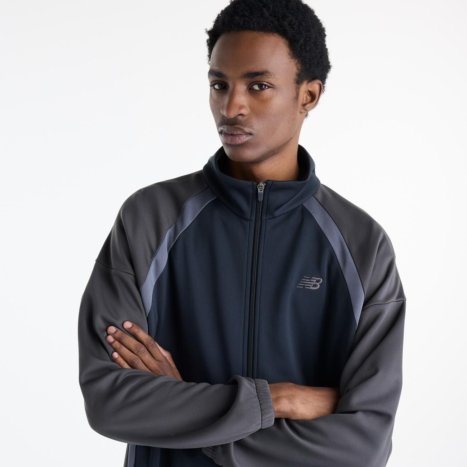 NEW BALANCE 「【NEW BALANCEｳｪｱ】M ﾆｯﾄﾄﾗｯｸJK」|ポロシャツ|