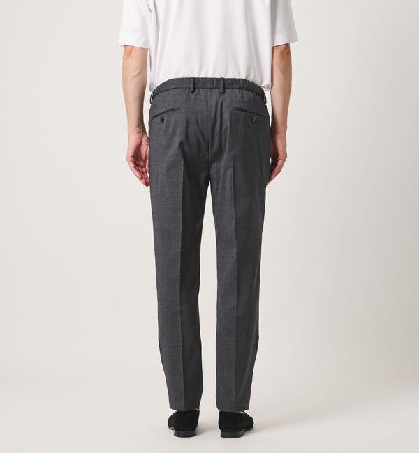 UNITED ARROWS「＜SOVEREIGN＞ウール トロピカル ハーフギャザー イージースラックス」|チノ|