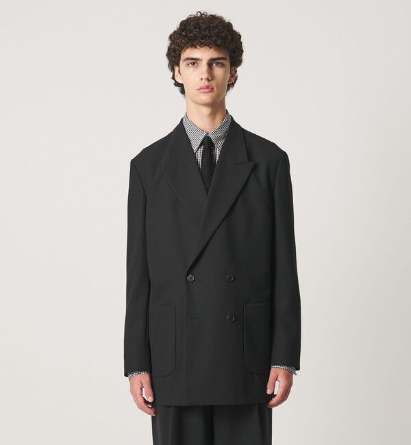 UNITED ARROWS「＜District＞4プライ ダブル ４ボタン テーラードジャケット」|テーラードジャケット|