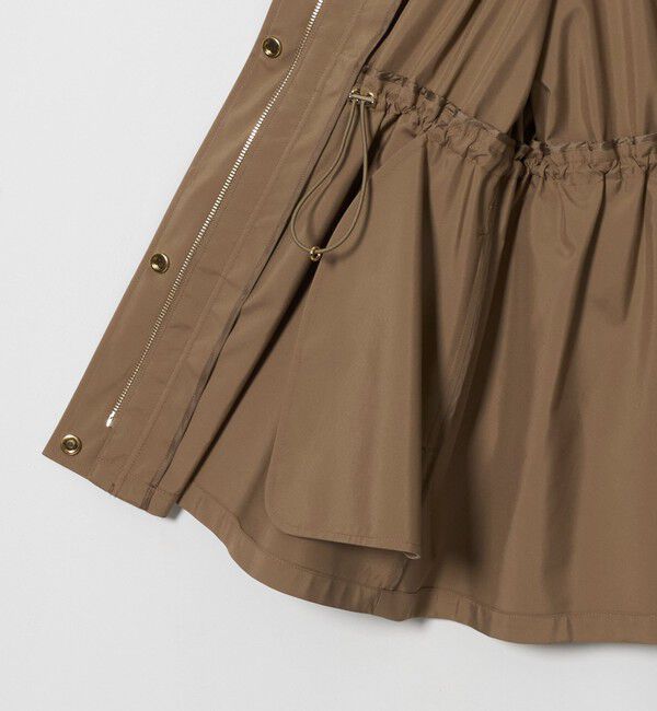 UNITED ARROWS「タフタ ペプラム フリル ブルゾン ‐はっ水‐」|ブルゾン・スタジャン|