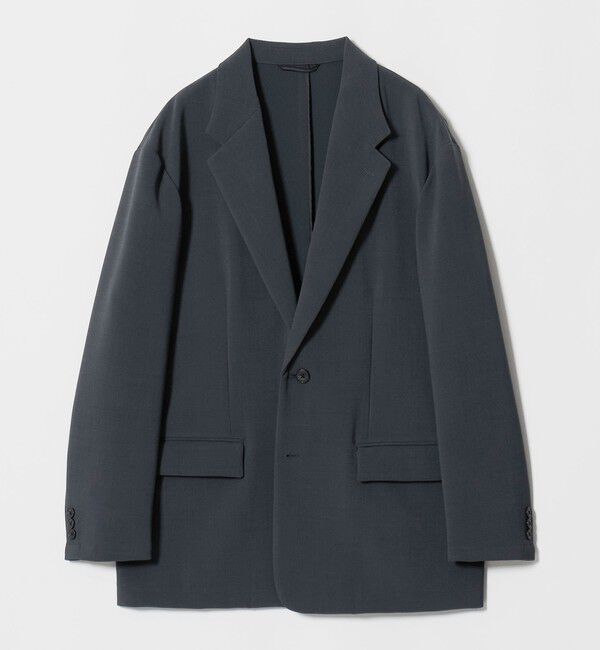 UNITED ARROWS green label relaxing「ダブルクロス ルーズ ジャケット -2WAYストレッチ-」|テーラードジャケット|