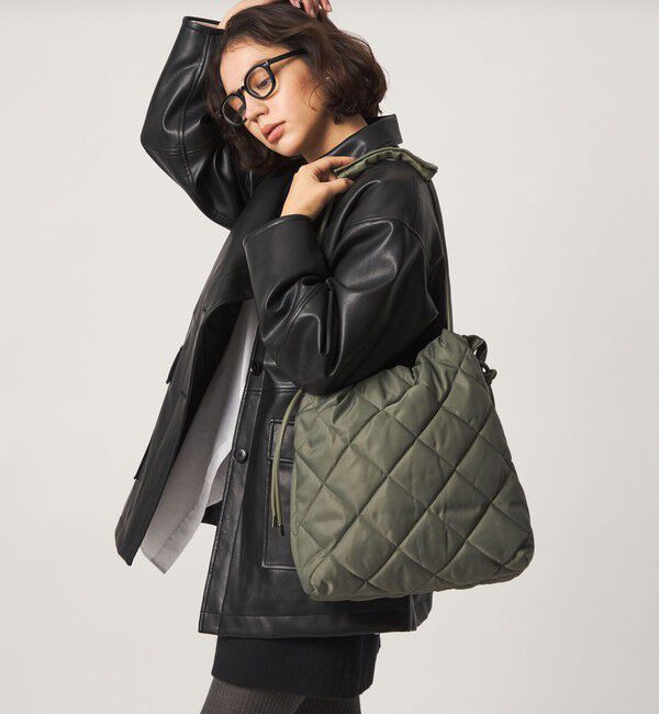 UNITED ARROWS green label relaxing「＜PARTE＞キルティング トートバッグ / ショルダーバッグ はっ水」|ショルダー・メッセンジャー|