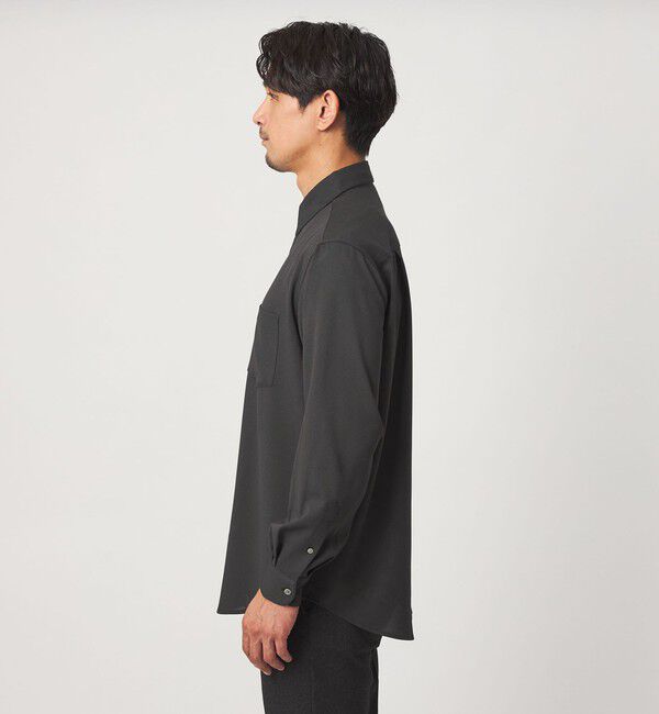UNITED ARROWS green label relaxing「【WEB限定】JUST fit ウールライク リラックス 長袖 シャツ」|シャツ・ブラウス|