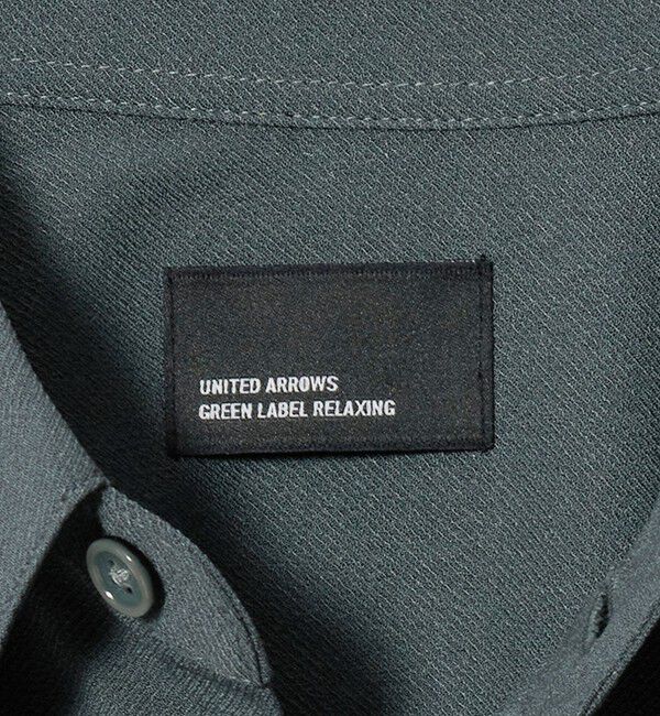 UNITED ARROWS green label relaxing「【WEB限定】JUST fit ウールライク リラックス 長袖 シャツ」|シャツ・ブラウス|