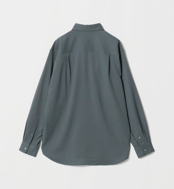 UNITED ARROWS green label relaxing「【WEB限定】JUST fit ウールライク リラックス 長袖 シャツ」|シャツ・ブラウス|