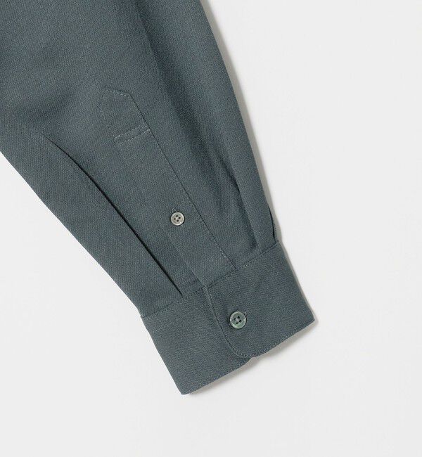 UNITED ARROWS green label relaxing「【WEB限定】JUST fit ウールライク リラックス 長袖 シャツ」|シャツ・ブラウス|
