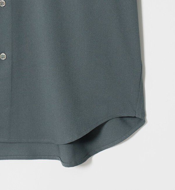 UNITED ARROWS green label relaxing「【WEB限定】JUST fit ウールライク リラックス 長袖 シャツ」|シャツ・ブラウス|