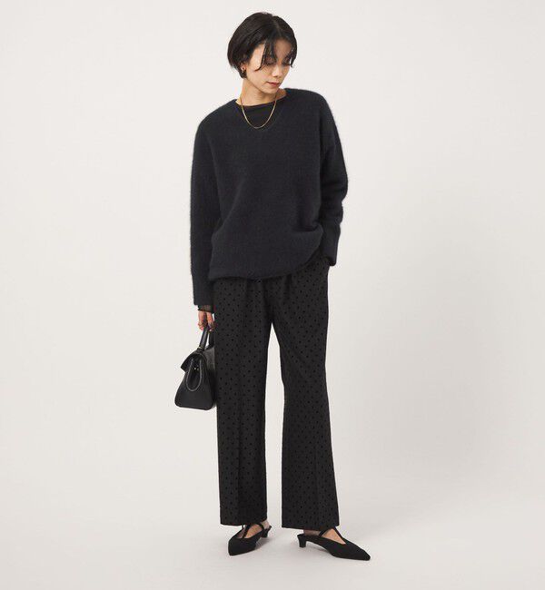 UNITED ARROWS green label relaxing「［size SHORT/TALLあり］キモウ ドット ニーハイフレアパンツ」|その他|