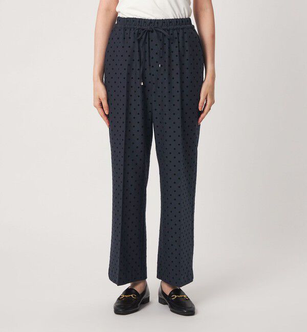 UNITED ARROWS green label relaxing「［size SHORT/TALLあり］キモウ ドット ニーハイフレアパンツ」|その他|