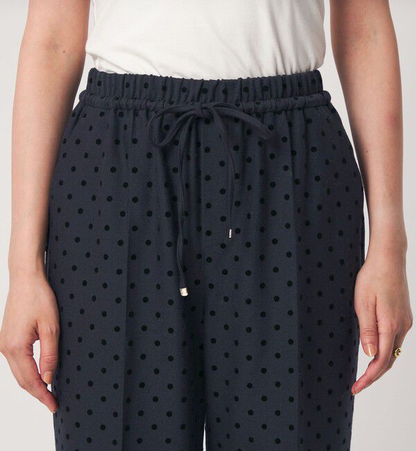 UNITED ARROWS green label relaxing「［size SHORT/TALLあり］キモウ ドット ニーハイフレアパンツ」|その他|