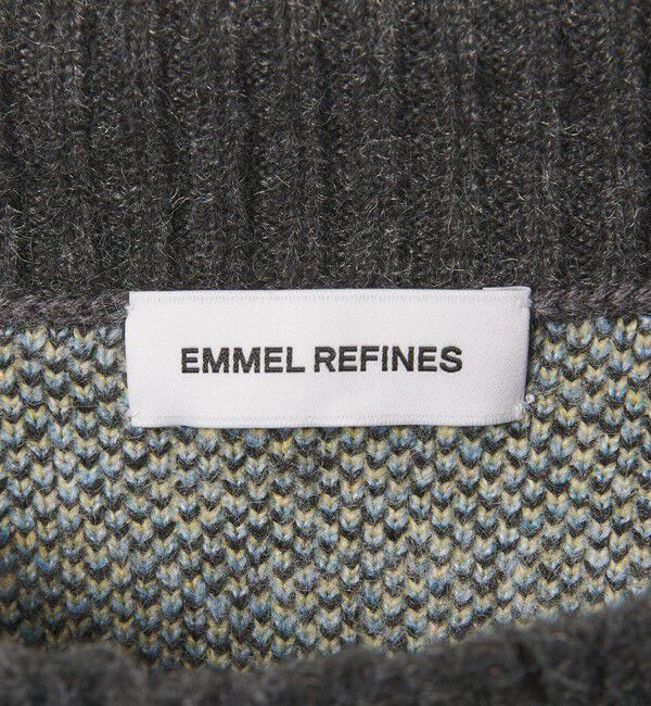 EMMEL REFINES「＜EMMEL REFINES＞EM フラワージャガード ニットプルオーバー」|ニット・セーター|
