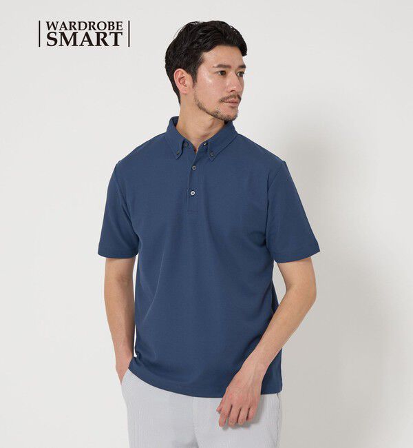 BEAUTY&YOUTH UNITED ARROWS「【WEB限定 WARDROBE SMART】ステイ クリーン ピケ BD ポロシャツ【抗菌防臭】」|ポロシャツ|ROYAL