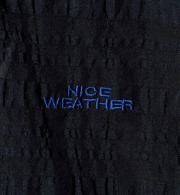 NICE WEATHER「＜NICE WEATHER＞シアーチェック シャツ」|シャツ・ブラウス|