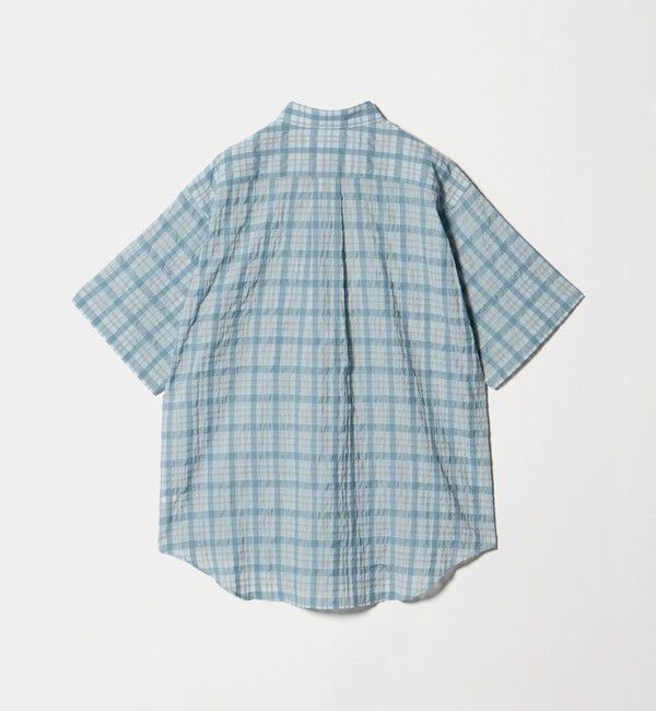 NICE WEATHER「＜NICE WEATHER＞シアーチェック シャツ」|シャツ・ブラウス|