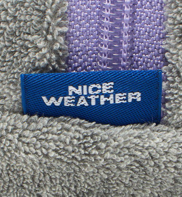NICE WEATHER「＜NICE WEATHER＞ロゴポーチ M」|ポーチ|